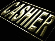 Cashier LED Light Sign - LED Gift Works