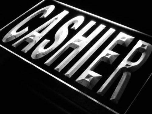 Cashier LED Light Sign - LED Gift Works