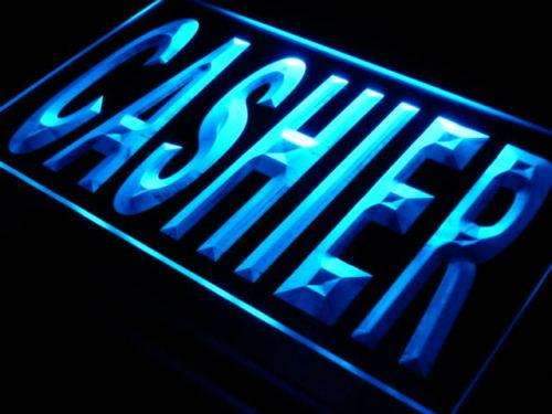 Cashier LED Light Sign - LED Gift Works