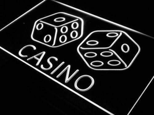 Casino Dice LED Light Sign - LED Gift Works