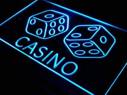 Casino Dice LED Light Sign - LED Gift Works