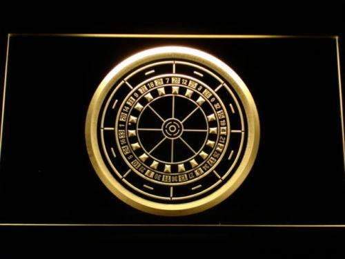 Casino Roulette LED Light Sign - Way Up Gifts