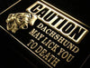 Caution Dachshund Dog LED Light Sign - Way Up Gifts