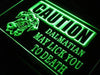 Caution Dalmatian LED Light Sign - Way Up Gifts
