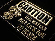 Caution Dalmatian LED Light Sign - LED Gift Works