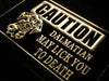 Caution Dalmatian LED Light Sign - Way Up Gifts