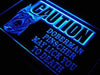 Caution Doberman Pinscher LED Light Sign - Way Up Gifts