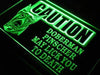 Caution Doberman Pinscher LED Light Sign - Way Up Gifts