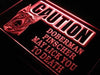 Caution Doberman Pinscher LED Light Sign - Way Up Gifts