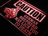 Caution German Shepherd LED Light Sign - Way Up Gifts