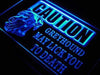 Caution Greyhound LED Light Sign - Way Up Gifts