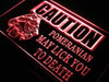 Caution Pomeranian Dog LED Light Sign - Way Up Gifts