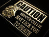 Caution Smooth Collie LED Light Sign - Way Up Gifts