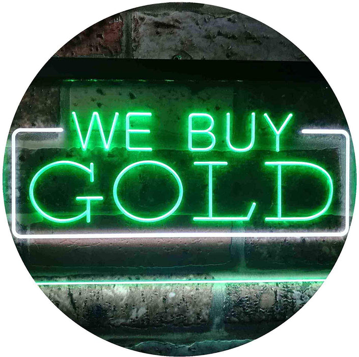 Pawn Shop We Buy Gold LED Light Sign - Way Up Gifts