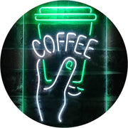 Coffee Cup To Go LED Light Sign - LED Gift Works