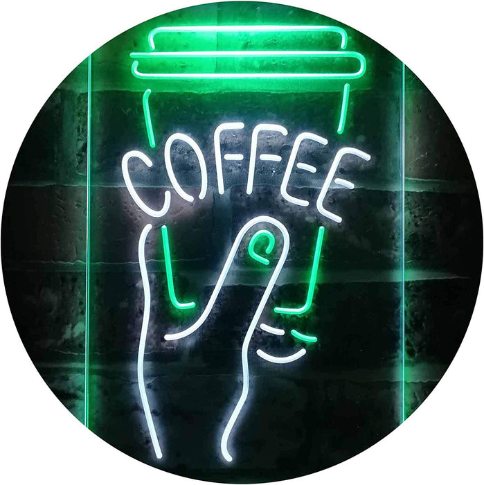 Coffee Cup To Go LED Light Sign - Way Up Gifts