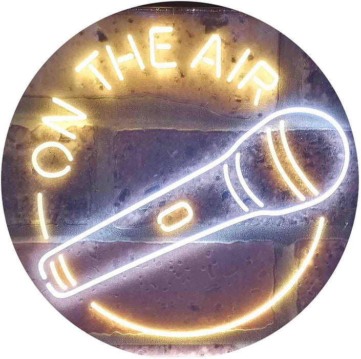 Microphone On The Air LED Light Sign - Way Up Gifts