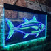 Tuna Fish Bait Store Fishing Beach Decor LED Light Sign - Way Up Gifts