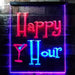 Happy Hour Cocktails Bar LED Light Sign - Way Up Gifts