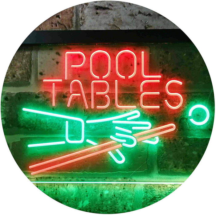 Billiards Pool Tables LED Light Sign - Way Up Gifts