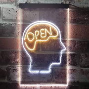 Open Mind Brain Storming LED Light Sign - LED Gift Works