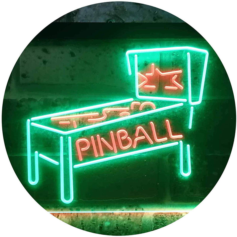 Pinball Game Room LED Light Sign - LED Gift Works