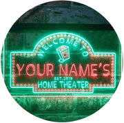 Personalized Movie Room Home Theater LED Light Sign - LED Gift Works