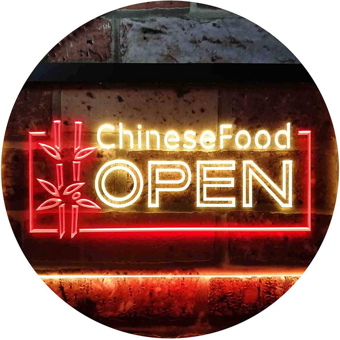 Open Restaurant Chinese Food LED Light Sign - Way Up Gifts