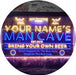 Personalized Sports Soccer Theme Man Cave LED Light Sign - Way Up Gifts