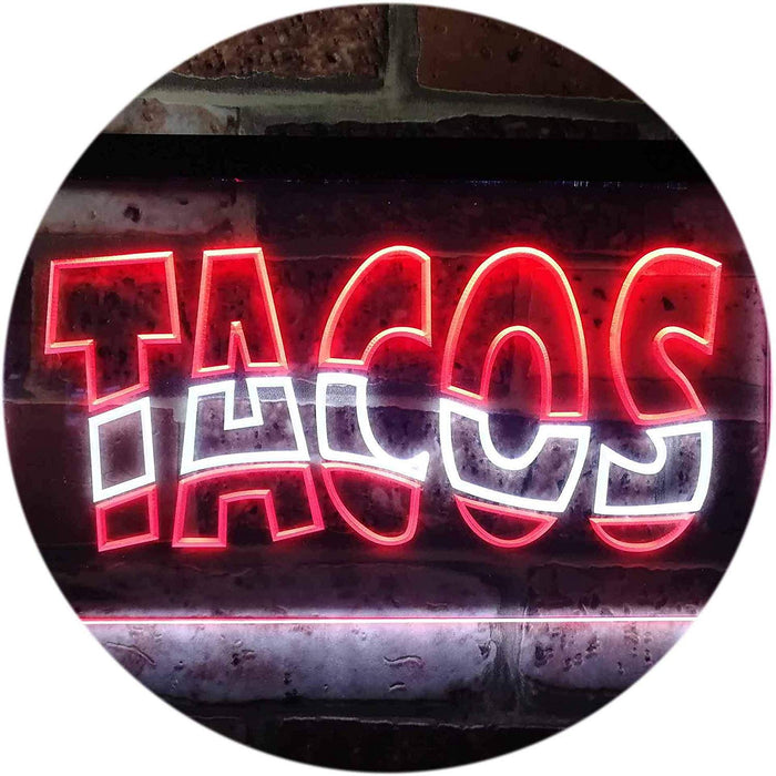 Mexican Restaurant Tacos LED Light Sign - Way Up Gifts