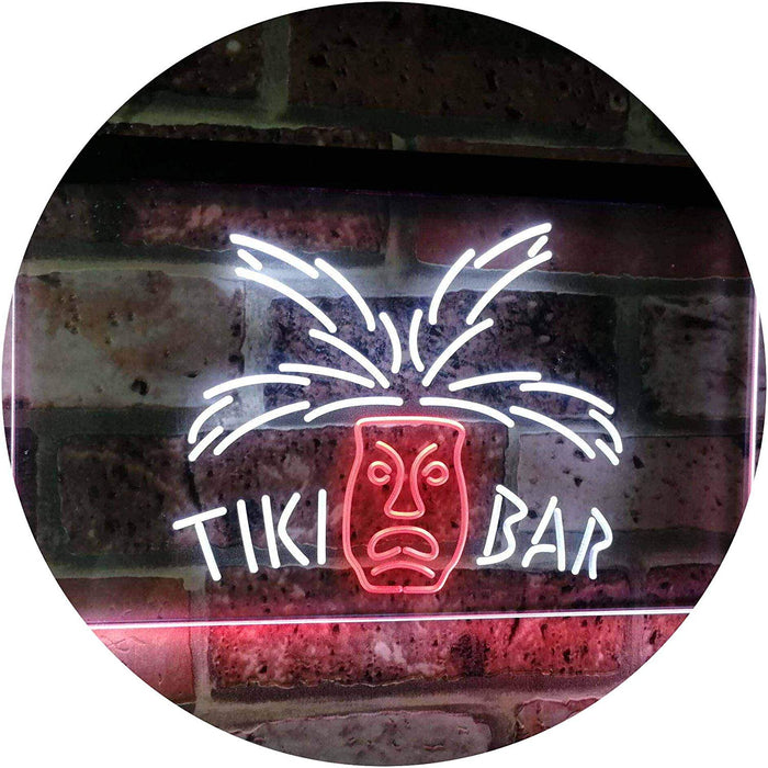 Tiki Bar Mask LED Light Sign - Way Up Gifts