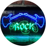 Guitars Rock Music LED Light Sign - LED Gift Works