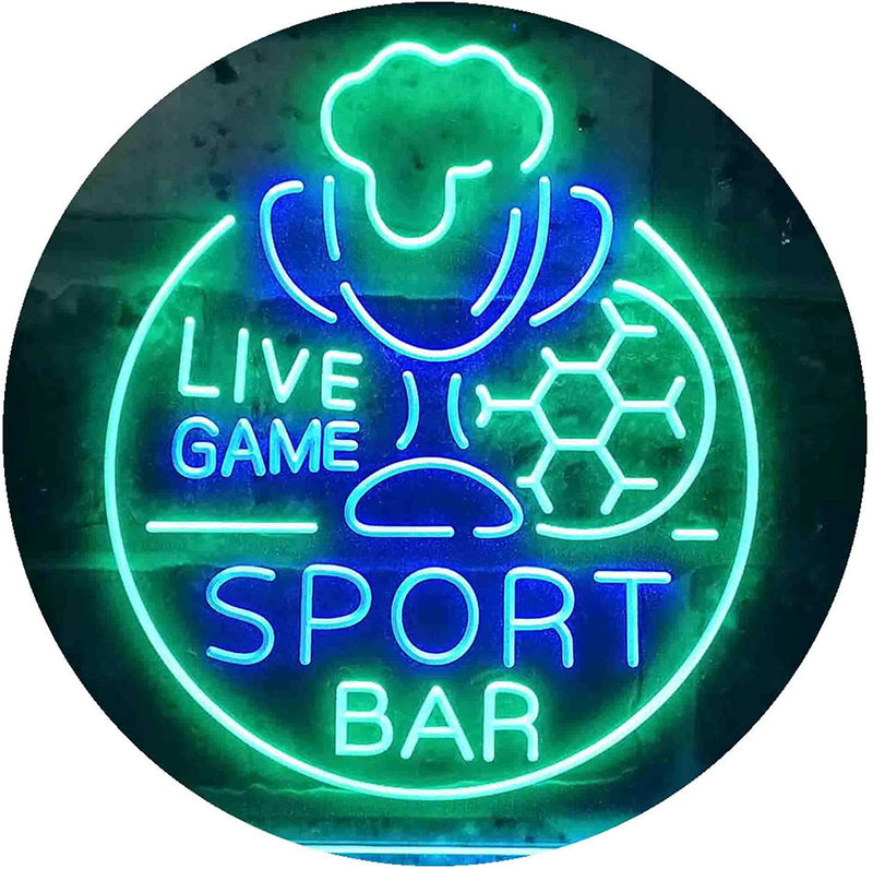 Live Game Sport Bar LED Light Sign - LED Gift Works