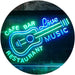Guitar Cafe Bar Restaurant Live Music LED Light Sign - Way Up Gifts