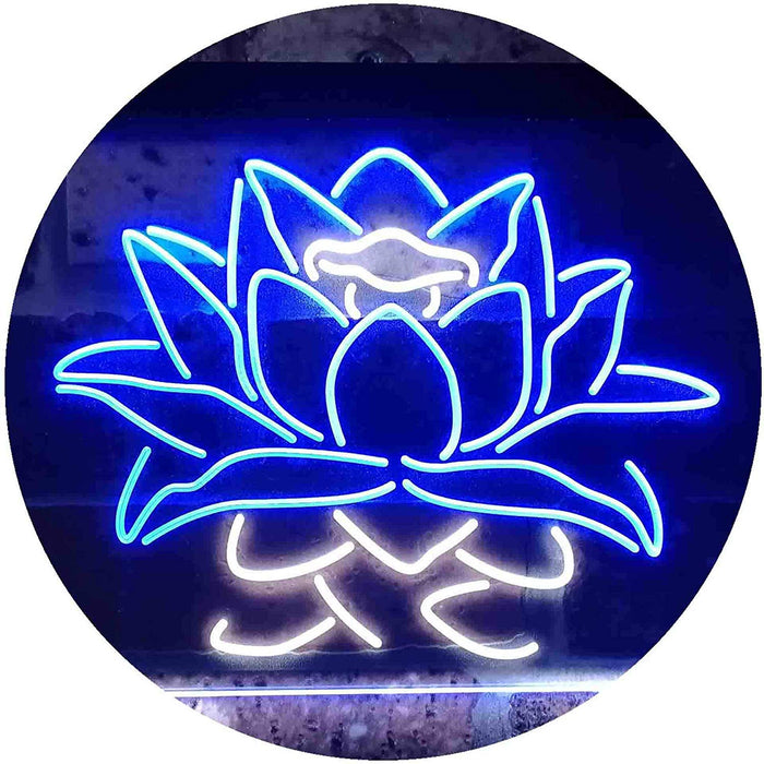 Lotus Flower LED Light Sign - Way Up Gifts