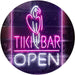 Parrot Tiki Bar Open LED Light Sign - Way Up Gifts
