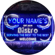 Personalized Bistro LED Light Sign - LED Gift Works