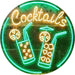 Cocktails LED Light Sign - Way Up Gifts