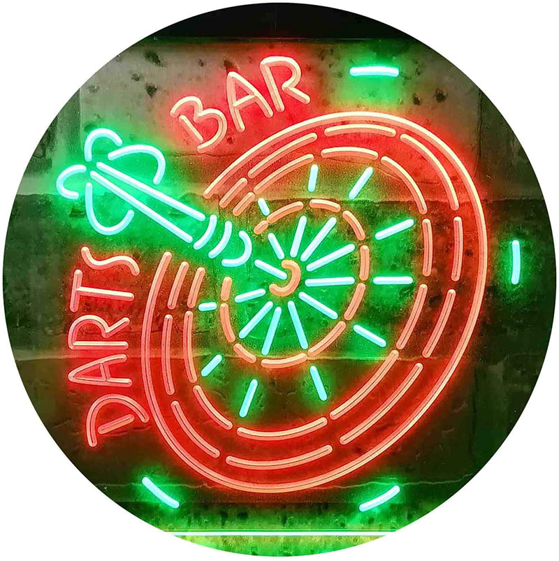 Darts Bar LED Light Sign - LED Gift Works