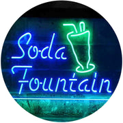 Soda Fountain Drinks LED Light Sign - LED Gift Works