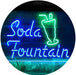 Soda Fountain Drinks LED Light Sign - Way Up Gifts