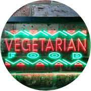 Vegetarian Food LED Light Sign - LED Gift Works