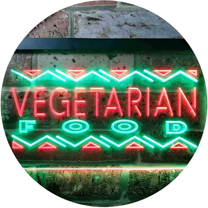 Vegetarian Food LED Light Sign - Way Up Gifts