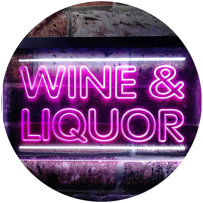 Wine Liquor LED Light Sign - Way Up Gifts