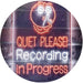 Quiet Please Recording in Progress Studio LED Light Sign - Way Up Gifts