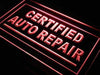 Certified Auto Repair Shop LED Light Sign - Way Up Gifts