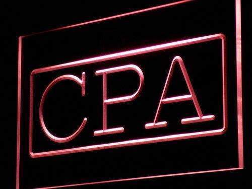 Certified Public Accountant CPA LED Light Sign - Way Up Gifts