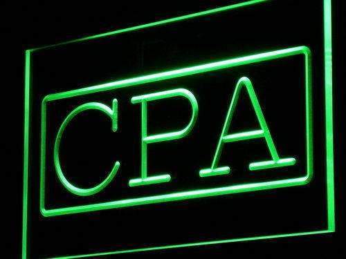 Certified Public Accountant CPA LED Light Sign - Way Up Gifts