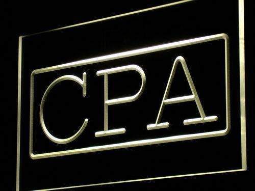 Certified Public Accountant CPA LED Light Sign - Way Up Gifts