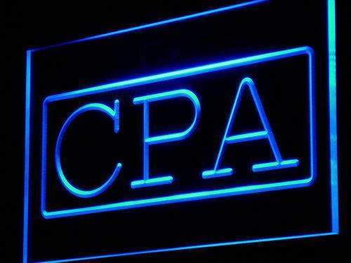 Certified Public Accountant CPA LED Light Sign - Way Up Gifts